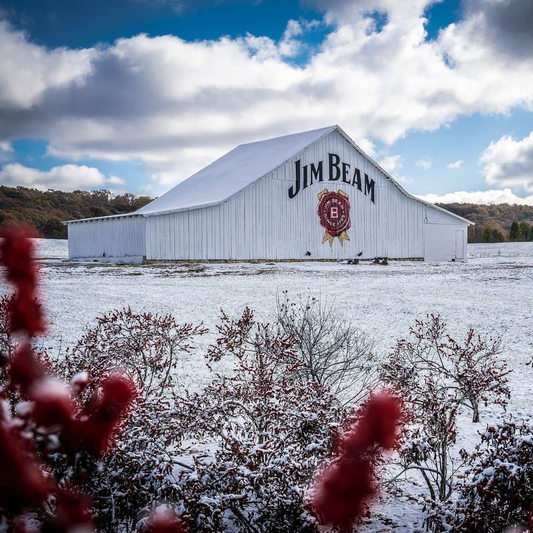 Jim Beamのインスタグラム：「Winter in Kentucky.」