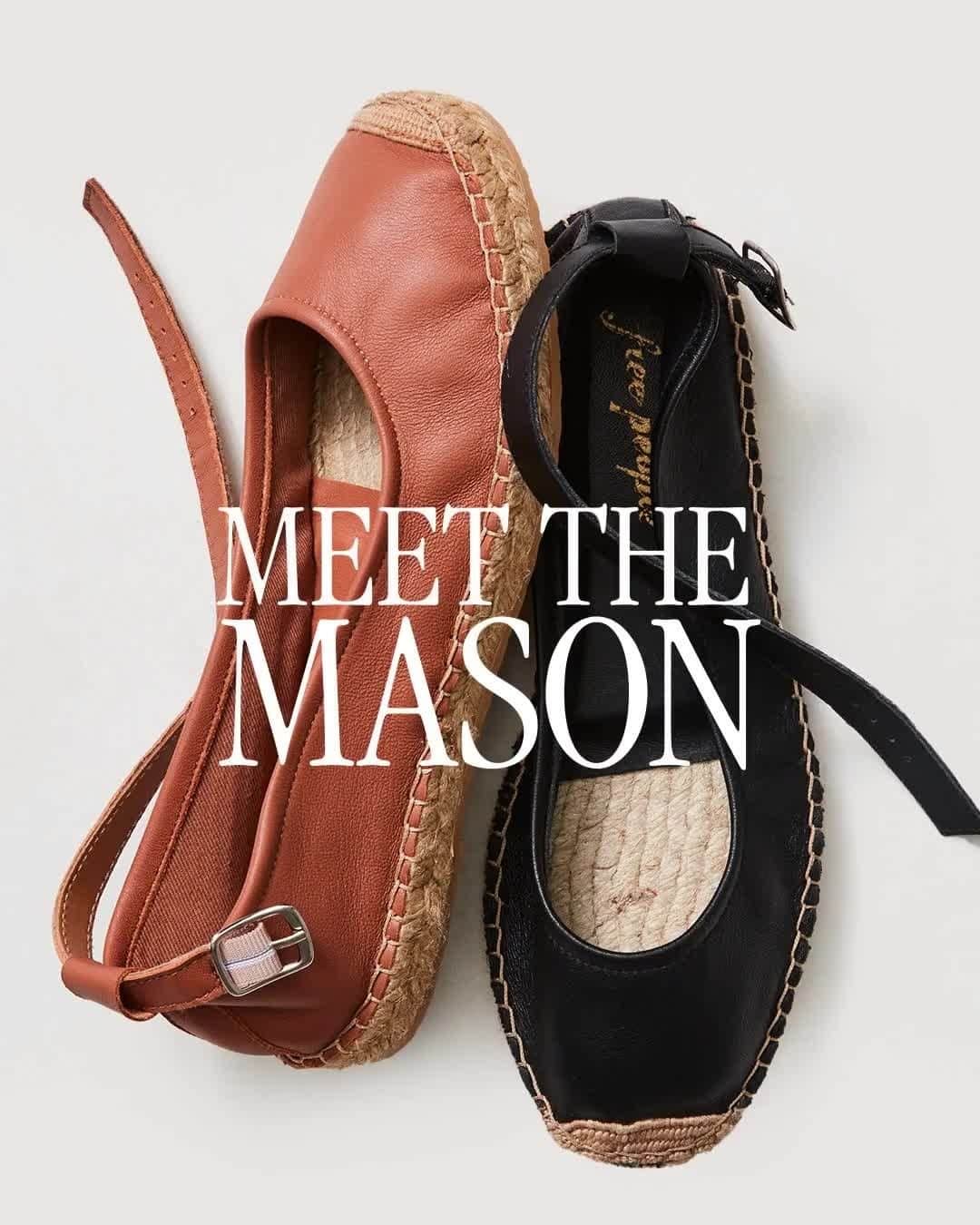 freepeopleのインスタグラム：「Meet The Mason Ballet Espadrille Flats: The perfect combination of our favorite spring shoe trends. Link in bio.」