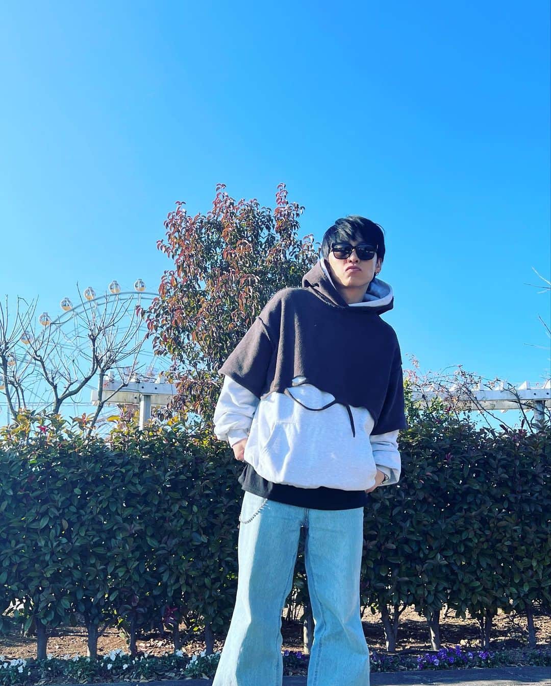 Show-heyのインスタグラム：「| 🎪😎🍦🎡🦏🦒🐘  #どぎゃん」