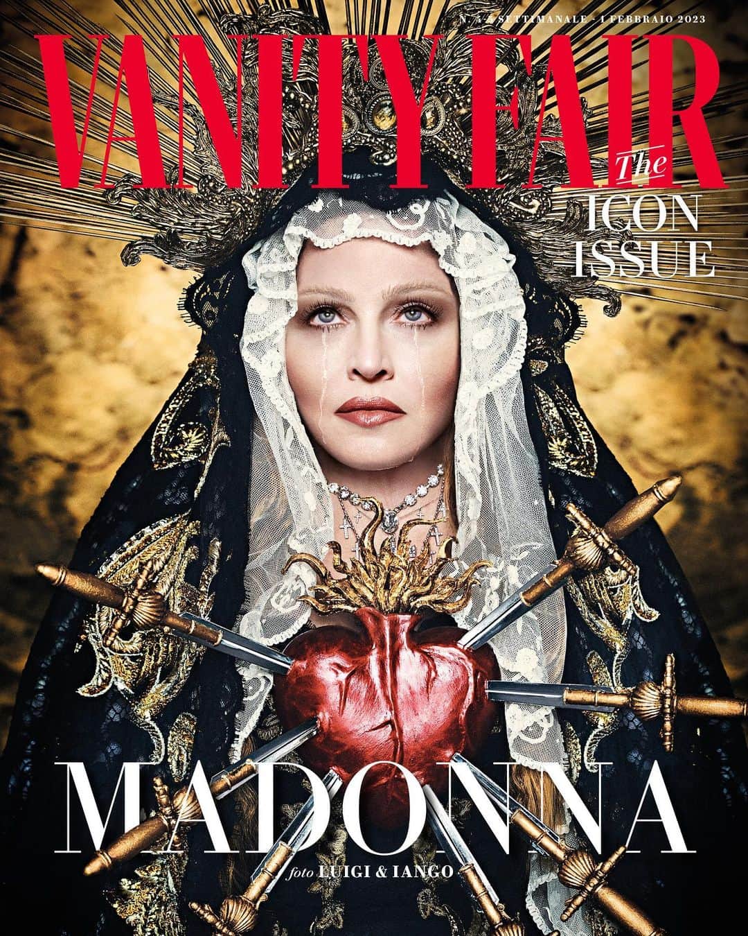 マドンナのインスタグラム：「Thank You  @vanityfair ! ✝️💜 Out Now @luigiandiango」