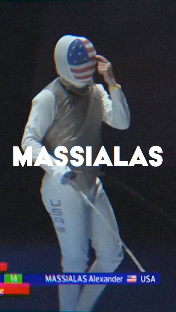 アレクサンダー・マシアラスのインスタグラム：「#tbt to @amassialas winning individual GOLD 🥇🇺🇸 at the Challenge International de Paris last week 🔥🤺Congrats, Alex! . . . #fencing #olympics #goldmedal」
