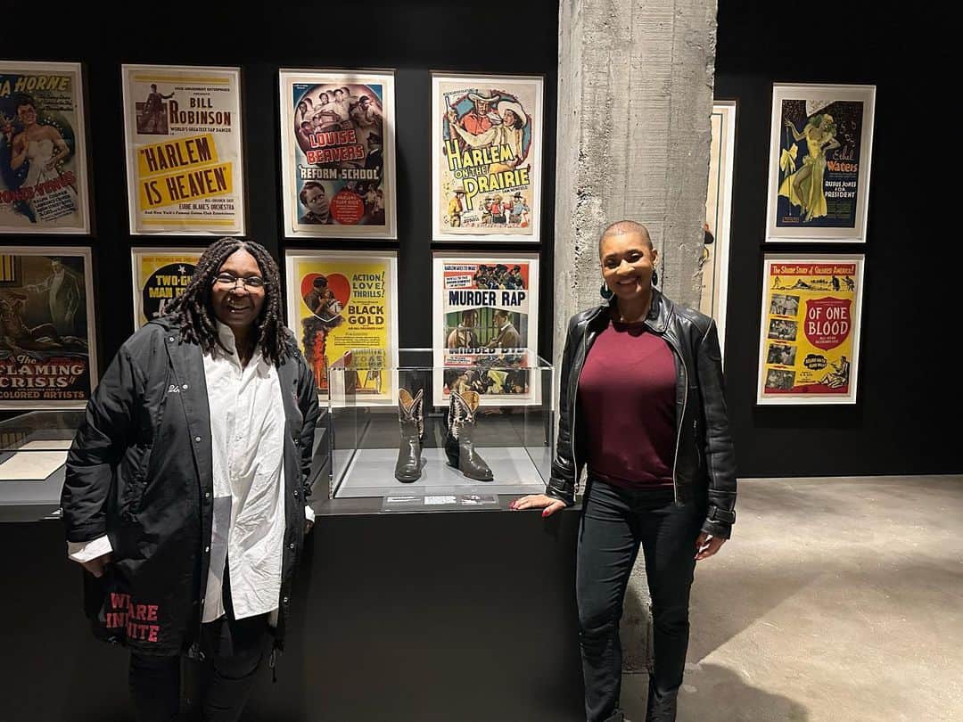 ウーピー・ゴールドバーグのインスタグラム：「So proud of the Academy Museum of Motion Pictures. If you’re in Los Angeles stop by. And Jacqueline Stewart, I’m tipping a dread to you. Well done! @profjstewart @academymuseum #movies #art #motionpictures #museums」