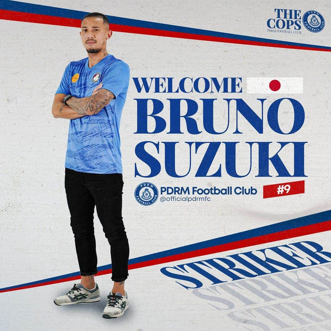 鈴木ブルーノさんのインスタグラム写真 - (鈴木ブルーノInstagram)「BRUNO IS BACK AND READY! 🇯🇵 #WelcomeBack  We welcome back Bruno Suzuki to our squad for the 2023 Super League season as our first import signing ✍🏻   #pdrmfc #sangsakabiru #upthecops」1月20日 22時35分 - cbruno_7