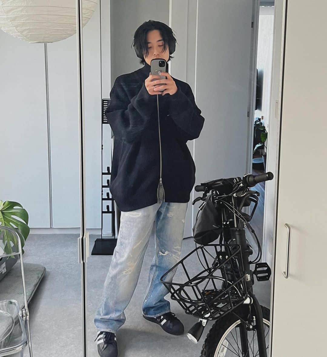 金田和樹のインスタグラム：「Tokyo chari style🚴👟  @k_asakawa @kozueasakawa  ありがとうございました😊」