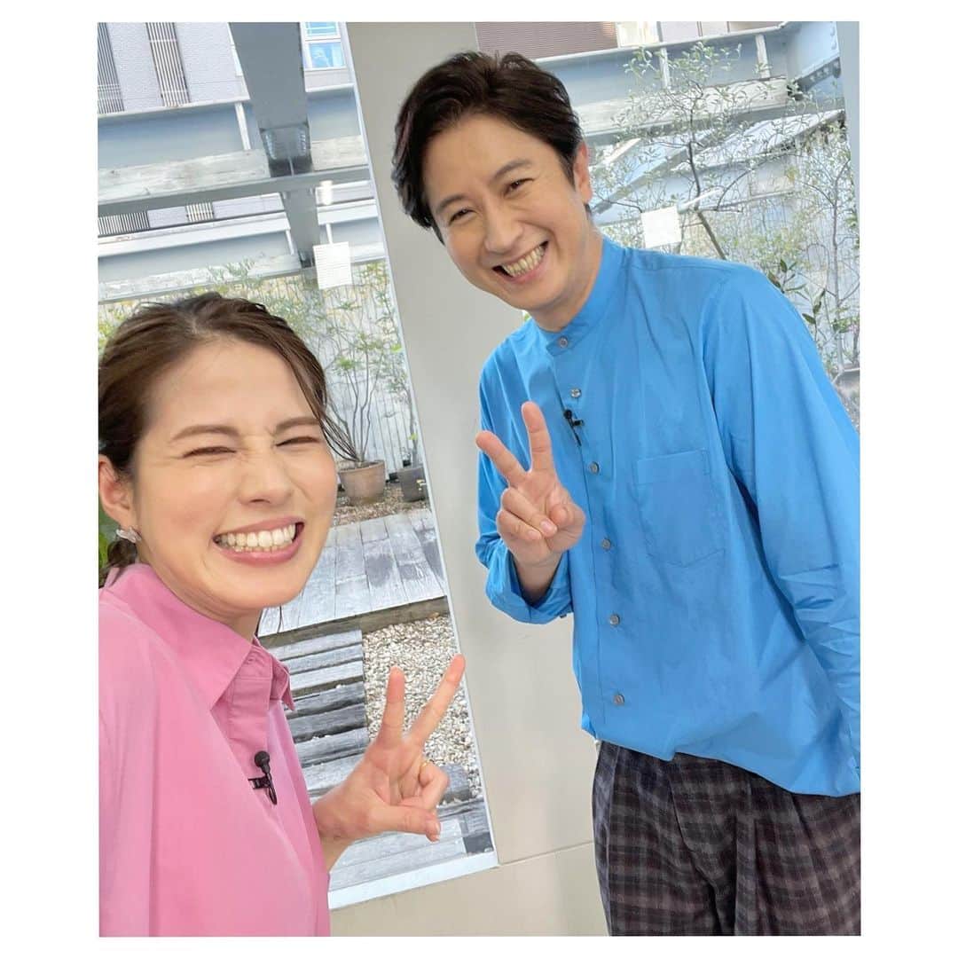 永島優美さんのインスタグラム写真 - (永島優美Instagram)「* めざまし8終わりに谷原さんとロケ✨  楽しくて、この笑顔😝 きょうもたくさん食べて よく笑った〜🫶🏻」1月20日 17時32分 - yuumi_nagashima
