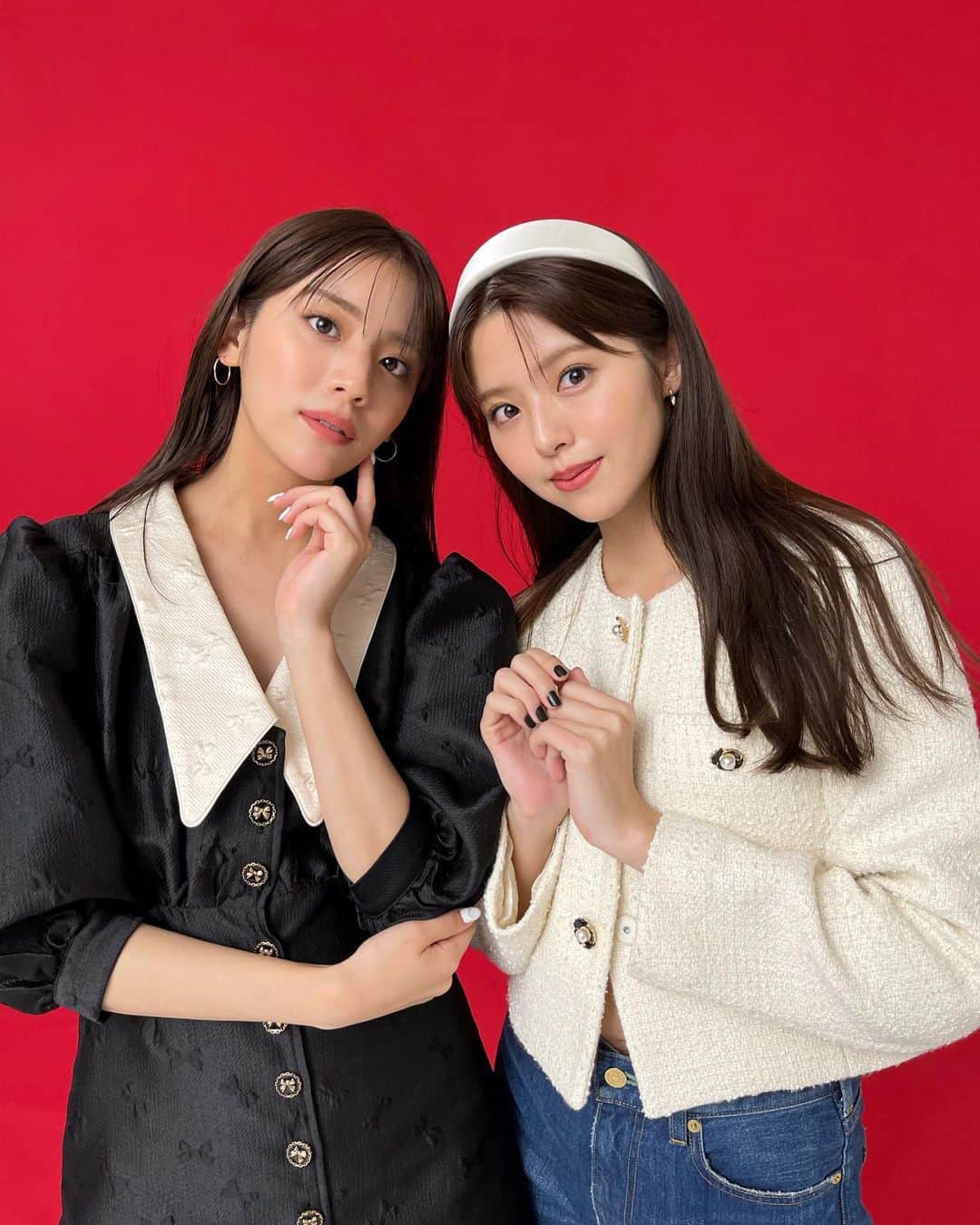 鈴木ゆうかのインスタグラム：「.  non-no３月号 本日発売です♡  さっそくの購入報告嬉しすぎますありがとう 本日20時からノンノアカウント(@nonno_magazine )で明日香ちゃんとインスタライブ配信します是非みにきてね👸🏻❤️  #nonno」