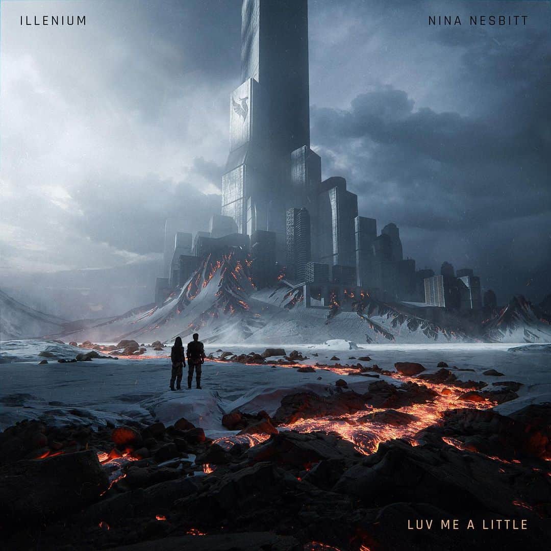 ニーナ・ネスビットのインスタグラム：「coming out of studio hibernation to tell you how excited I am to have ‘luv me a little’ out with @illenium today. this song has been on my hard drive for a while but it’s finally found the perfect home and I absolutely love how @illenium has transformed this song. the drop ugh. also excited to have written on the new @lukasgraham record out today. check it out. 🤍 back into hibernation now…」