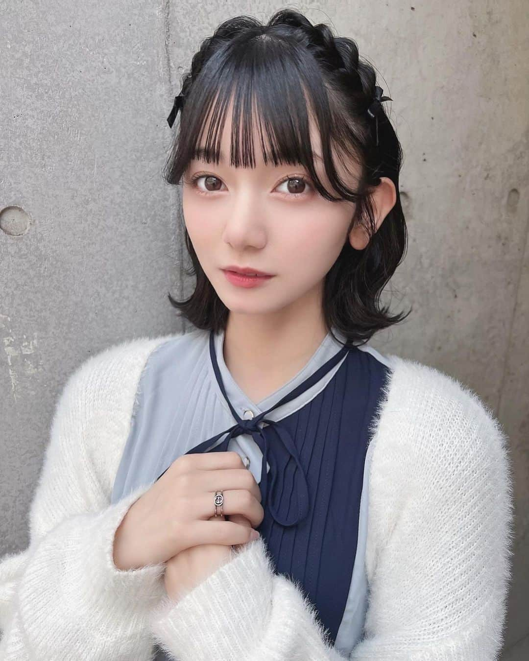 熊澤風花のインスタグラム：「今日は可愛くアレンジもして頂きました🎀」