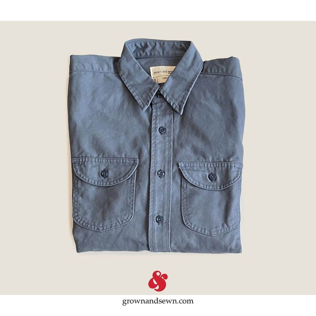 グロウン＆ソーンさんのインスタグラム写真 - (グロウン＆ソーンInstagram)「The Walsh work shirt. It fits well, looks great, and lasts a long time. What more can you ask for, really? Also, some might be on sale so go check that out.」1月21日 5時43分 - grownandsewn