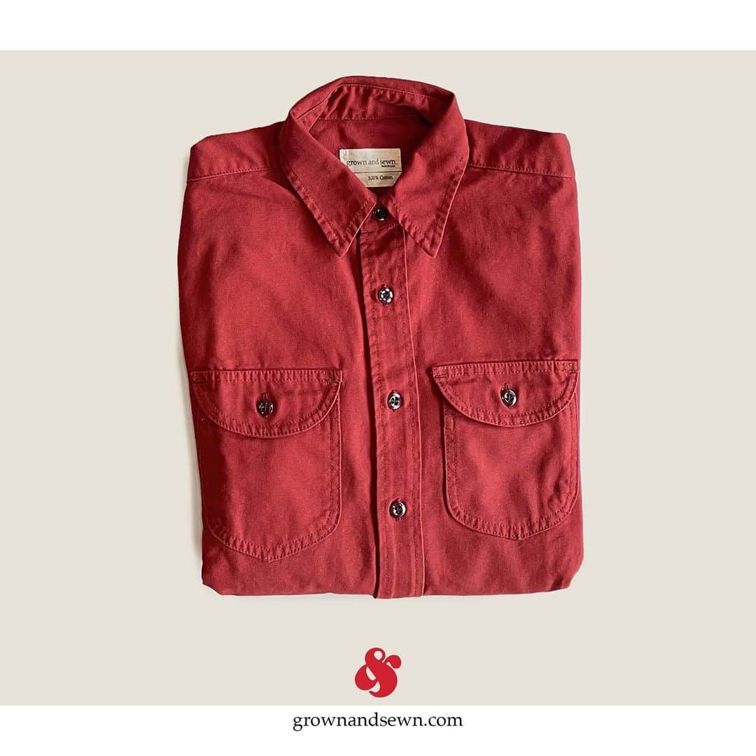 グロウン＆ソーンさんのインスタグラム写真 - (グロウン＆ソーンInstagram)「The Walsh work shirt. It fits well, looks great, and lasts a long time. What more can you ask for, really? Also, some might be on sale so go check that out.」1月21日 5時43分 - grownandsewn