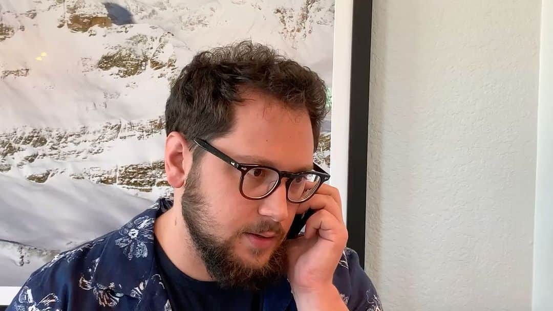 マット・マクゴリーのインスタグラム：「My 2nd Archive 81 audition scene for Mark 😌   RIP Archive 81 😢」