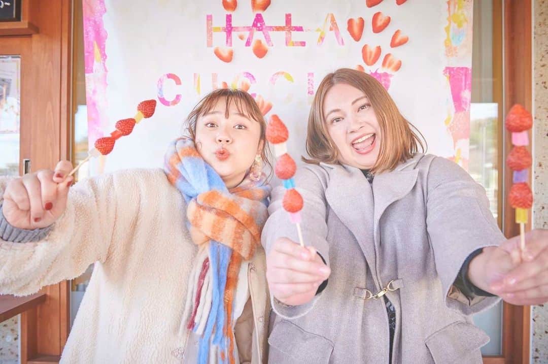 のインスタグラム：「. 1/20発売のla farfaは、もうみんな読んでくれたかなぁー？🥺  @lafarfa_jp   誌面では、宇都宮を盛り上げようと栃木県出身の私も宇都宮に行って美味しいいちごを食べに行った様子が掲載されてるよ🍓  行ったところは、  HALA-CUCCIGO  大谷いちご専門店 @halacuccigo   ジェラートもいちごも美味しかった😭💕💕💕 . . おいしすぎて、笑顔いっぱい🥺❤️ . . インスタ映えスポットで写真ポチッと📸✨ . . 栃木県出身でよかったなあ...🥰👏 . . . #栃木観光 #栃木県　#栃木グルメ #とちおとめ　#栃木　#グルメ」