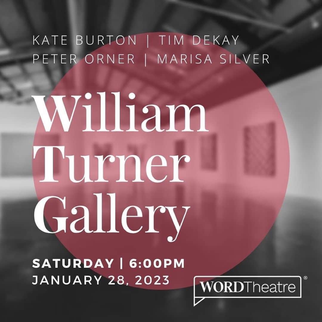 ティム・ディケイのインスタグラム：「Repost from @wordtheatre • Recharge, have some bubbly, and come celebrate amazing stories by Marisa Silver and Peter Orner brought to life by Kate Burton (Grey’s Anatomy) and Tim deKay (White Collar ), 6:00pm Saturday the 28th at the William Turner Gallery in Santa Monica Link to tickets in bio @williamturnergallery @Tim_deKay #KateBurton @marisasilver @peterorner #greysanatomy #whitecollar #booksigning #theatre #shortstories #wordtheatre @factsforgreys」