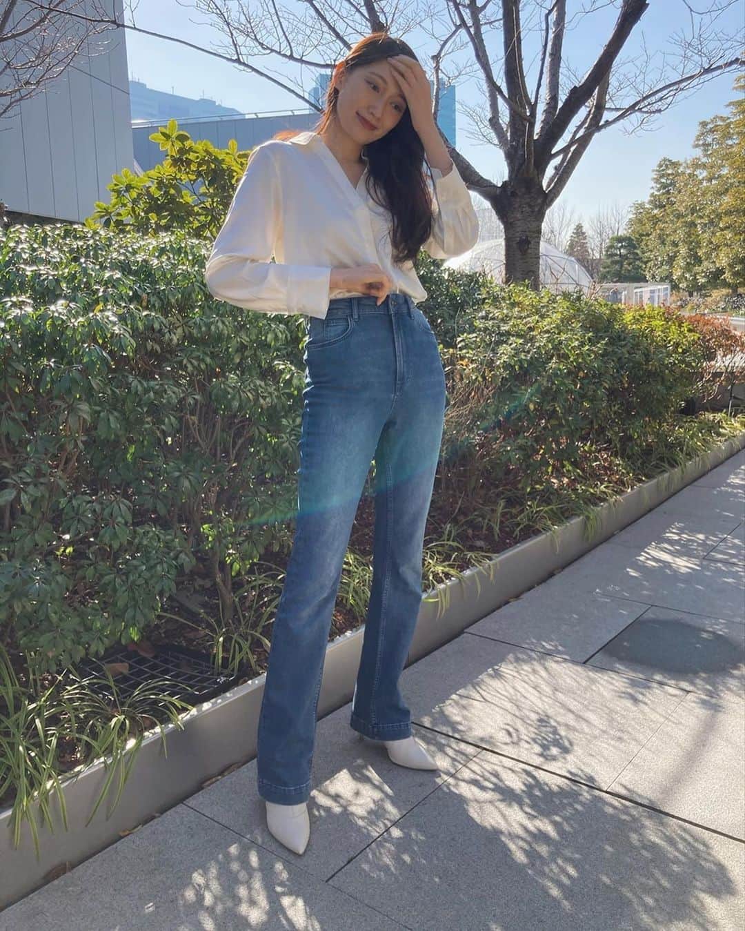 大野いとのインスタグラム：「デニムDay👖⛅️👢」