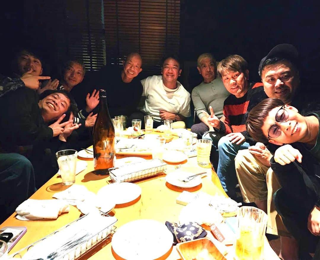 藤本敏史のインスタグラム：「ずっと笑ってた！楽しかったー 松本さん、たむけん、ことぅーげ、 久保田、BKB、渡辺、嶋佐、池田」
