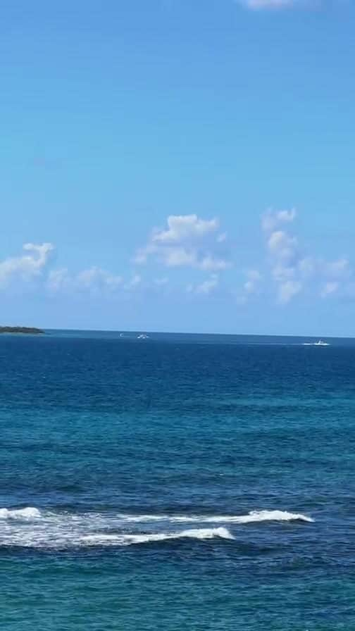 エドウィン・エンカーナシオンのインスタグラム：「Vista catalina desde el hotel Hilton garden inn la romana」