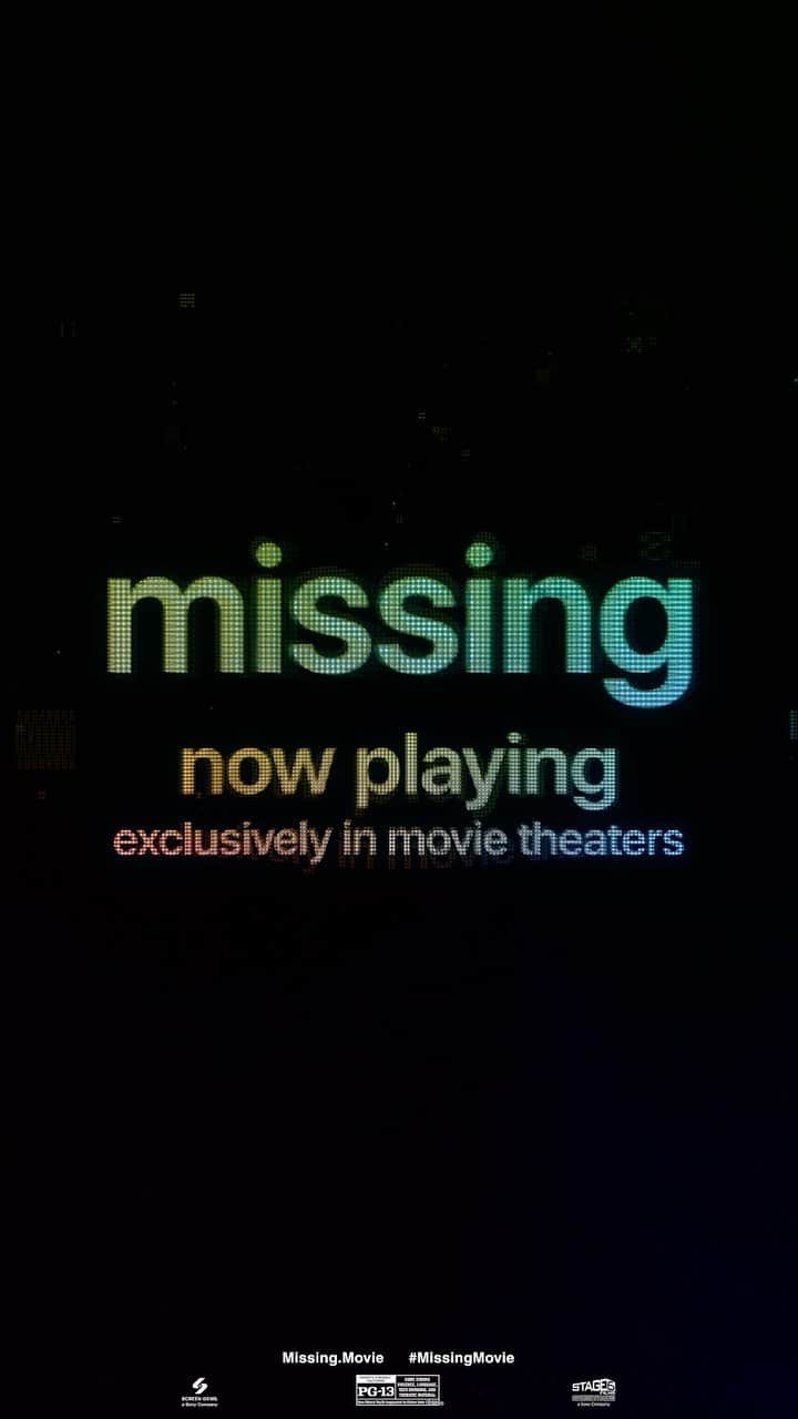 ダニエル・ヘニーのインスタグラム：「🤫🤫🤫 #missingmovie is now playing exclusively in movie theaters. get tickets: www.missing.movie」