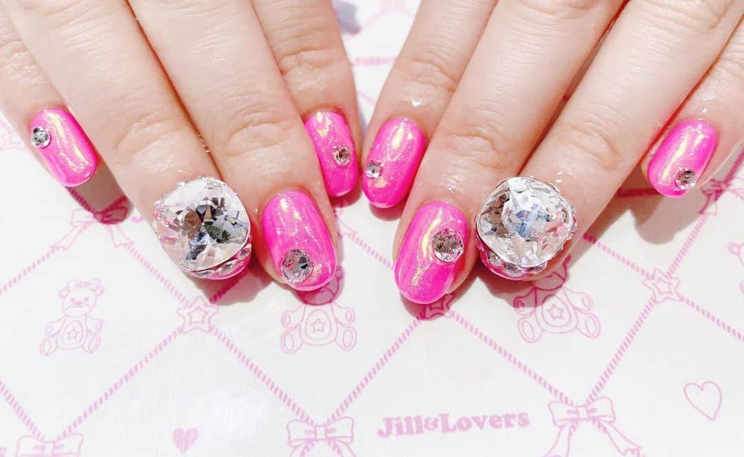 mamijinguのインスタグラム：「@_cardcaptorsayaka_  いつもありがとう💖  #jillandlovers #nail #nailart #paragel #gelneil#gel #ネイル #ネイルアート #スカルプ」