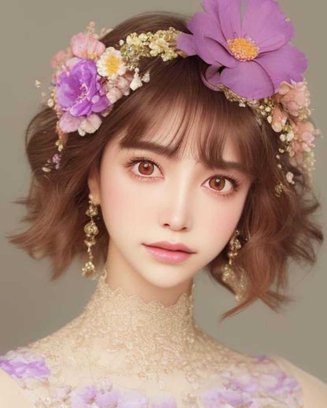 のインスタグラム：「流行りのAIアバターやってみた😂❤️ 自分的に全然似てなくて何度も課金して試しちゃった🦆🦆🦆笑 ． 似てるのある？？😂笑 ． ． ． #aiアバター」