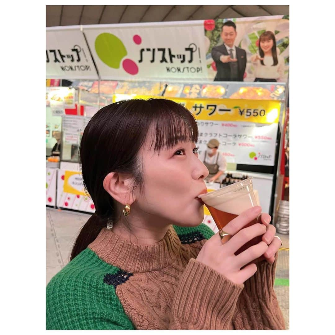 三上真奈さんのインスタグラム写真 - (三上真奈Instagram)「* だいすきなイベントに！🍻🦀🍮🍜 @furusatomatsuritokyo  ノンストップ！ブースでビール飲みました☺️ぷは」1月22日 16時39分 - mana.mikami47