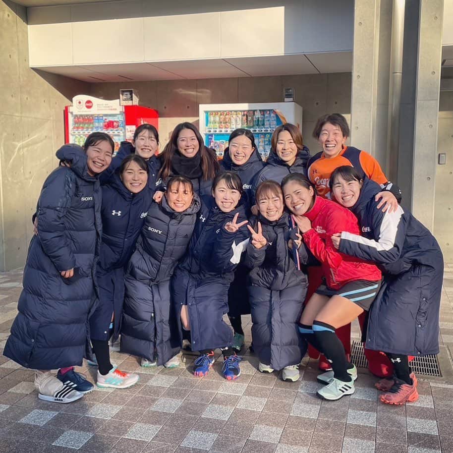 田中秋桜のインスタグラム：「YGU🗻 こんなにいっぱいいたんだね😂 #山梨学院crowningglories  よく放送で読み間違えられてたチームです。」