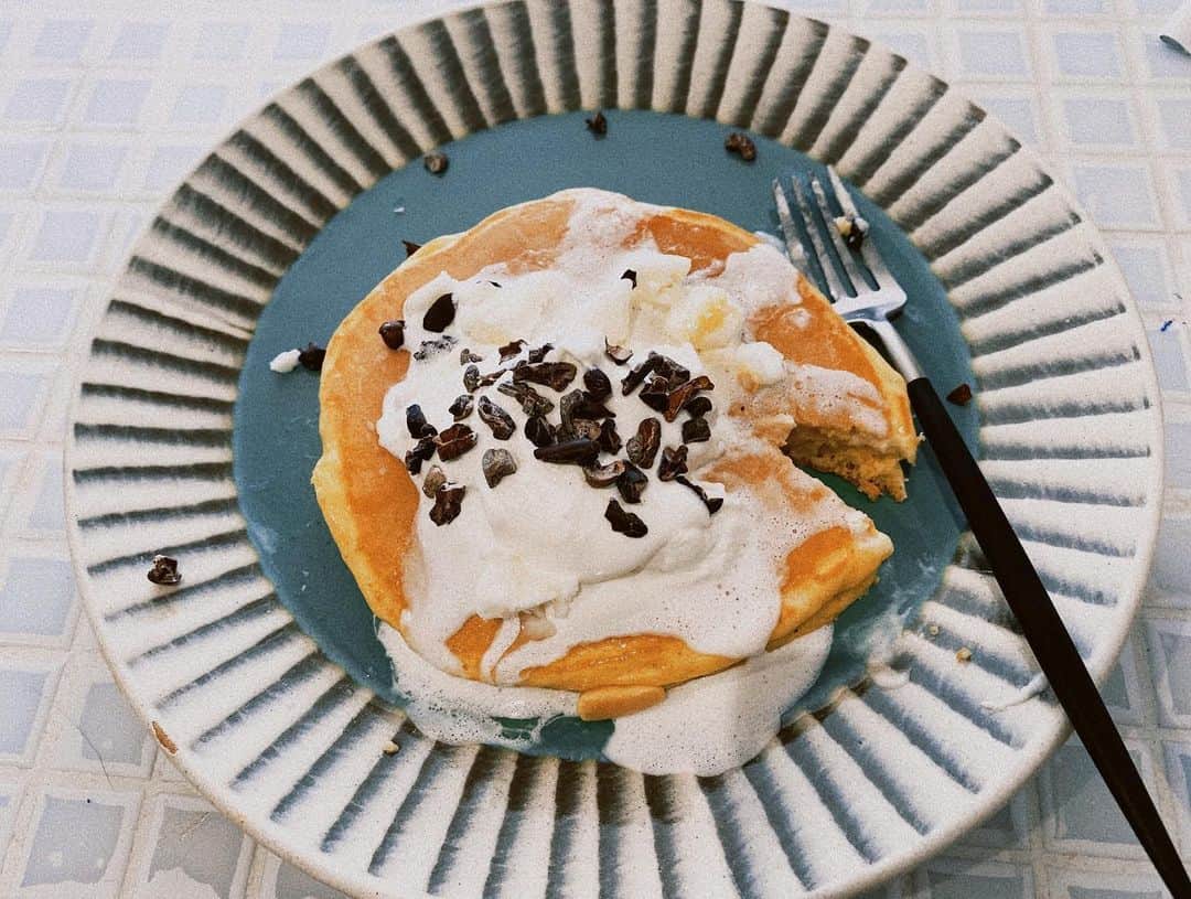 のインスタグラム：「パンケ🥞食べたいなー」