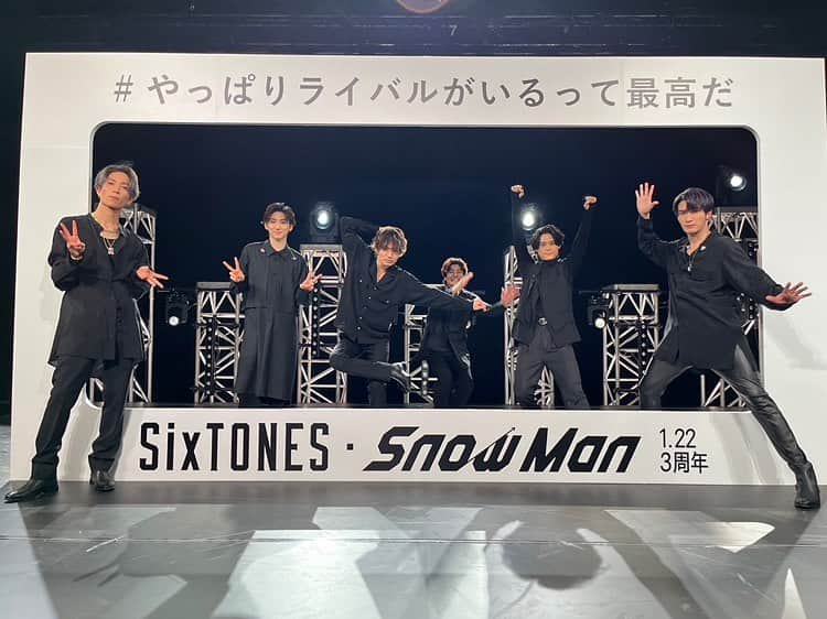 SixTONESさんのインスタグラム写真 - (SixTONESInstagram)「⁡ ⁡ ⁡ 念願のデビューイベント！！ ⁡ 楽しかったーーー^ - ^ ⁡ ⁡ ⁡ 引き続き SixTONESをよろしくです！ ⁡ ⁡ ⁡ ⁡ The long awaited debut event!! It was so much fun 😊 ⁡ Please keep supporting us SixTONES! ⁡ ⁡ ⁡ #SixTONES #Jesse #Taiga #Hokuto #Yugo #Shintaro #Juri #引き続き #よろしくです」1月23日 15時56分 - sixtones_official