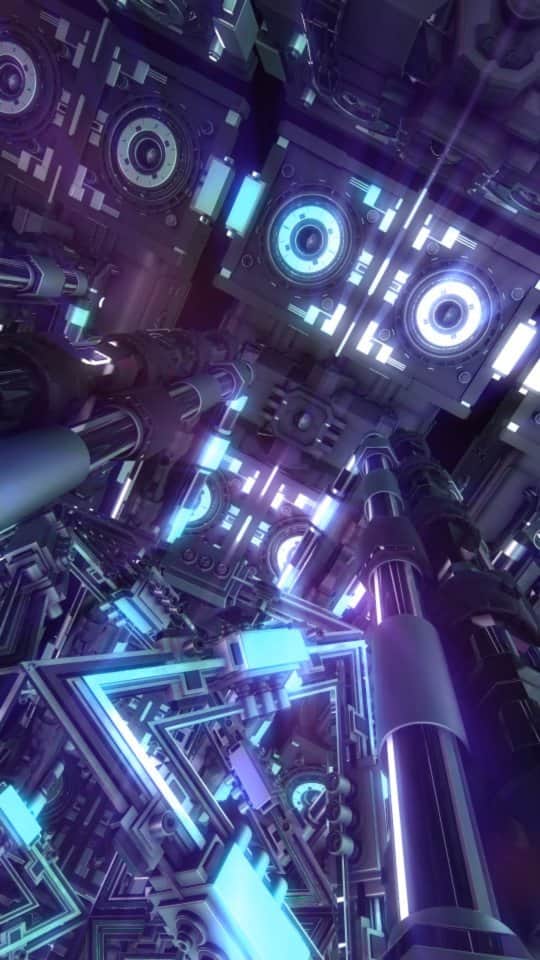 Rei Tominagaのインスタグラム：「My VJ loop. . #vjclip #vjloop #motiongraphics #3dcg #resolume #resolumearena #trancemusic #vj」
