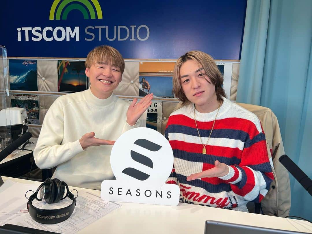 藤井達也さんのインスタグラム写真 - (藤井達也Instagram)「SEASONS RADIO ありがとうございました😄   光井勇佑くんが遊びにきてくれました‼️ #たまプラーザ #FMサルース #ラジオ」1月23日 20時32分 - fujii_tatsuya0525