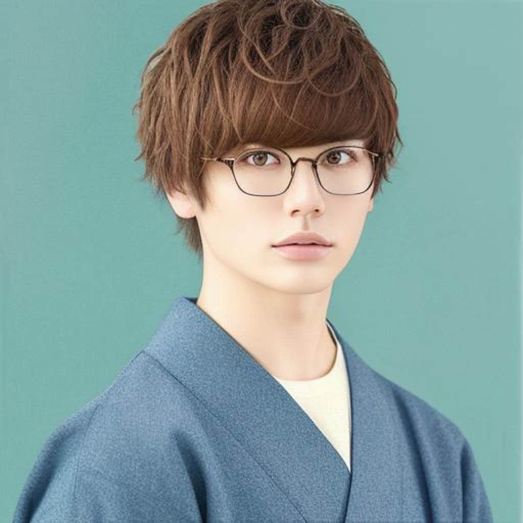 澤村量山のインスタグラム：「流行りのAIアバター いつでもデータ化して生きたい。 #aiアバター  #めがね男子」