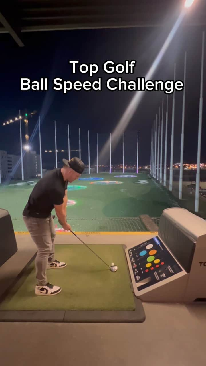 マイク・トラウトのインスタグラム：「@ me with your best score! Let’s Goooo!💪 #TopGolfballspeedchallenge  #TopGolf #LetsGo」