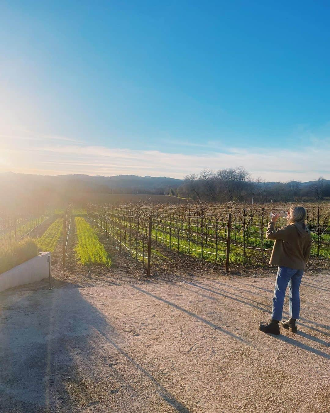 ジェシー・ベイリンのインスタグラム：「bottle blonde sips a bottle of chenin blanc  Healdsburg + Sonoma County. you’ve got my heart forever. sold out show at @littlesainthealdsburg had me in full shock n awe mode. Thanks for continuing to support this micro tour, Los Angeles you’re next Xx」