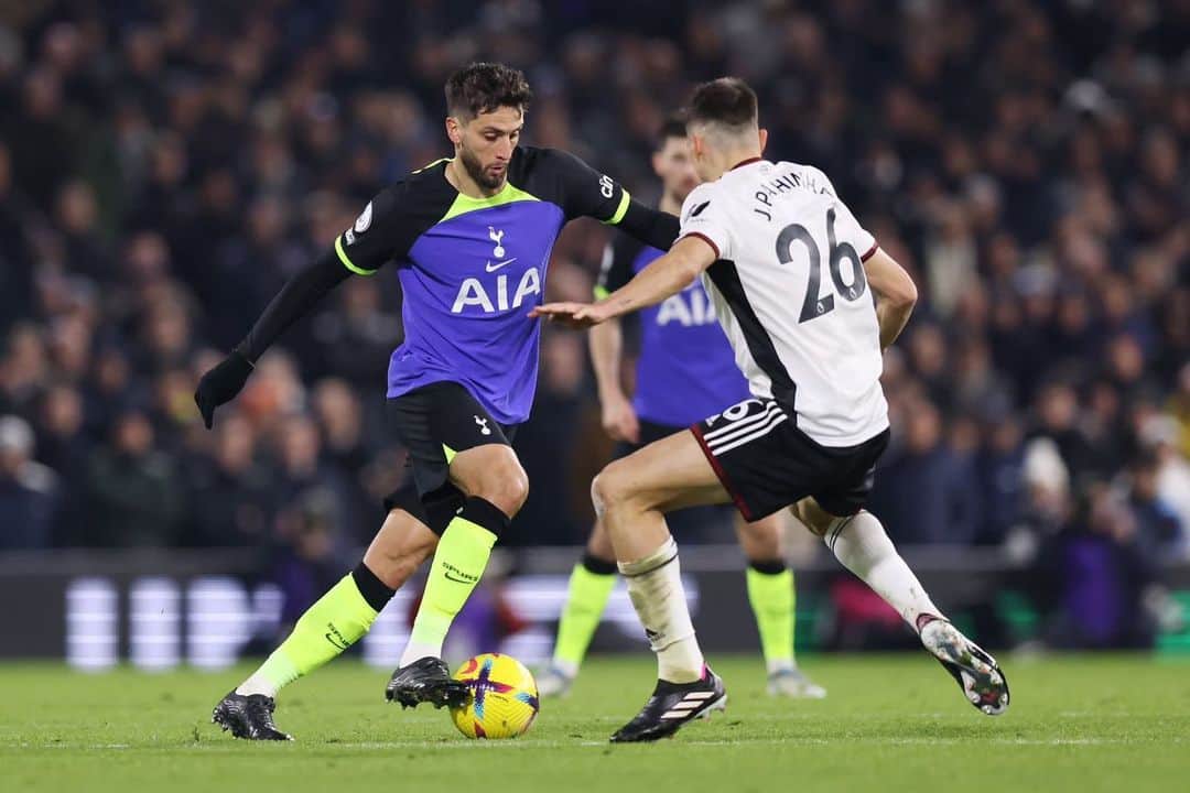 ロドリゴ・ベンタンクールのインスタグラム：「Massive three points at Craven Cottage 👊🏼⚽️ @spursofficial  Nos llevamos tres puntos importantísimos de Craven Cottage 👊🏼⚽️ @spursofficial」