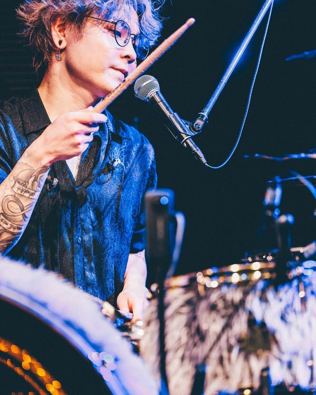 Tatsuya Amanoのインスタグラム：「Shots from the first part of the drum clinic🤓🔥🤘 ⁡ Photo by 西槇太一」