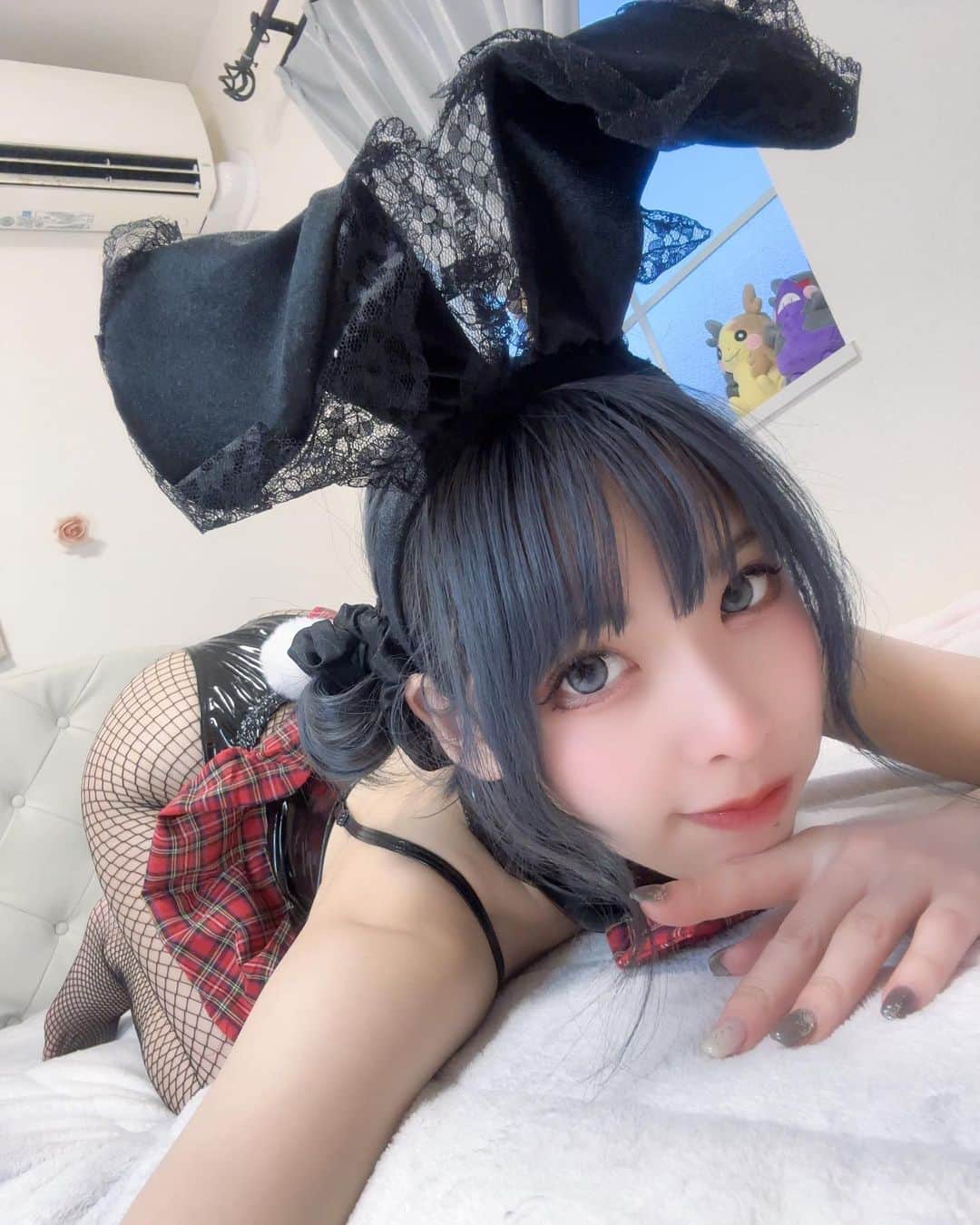 矢澤あづなのインスタグラム：「ウサギさん🐰  #japanesegirl #cosplaygirl #角色扮演  #bunnygirl」