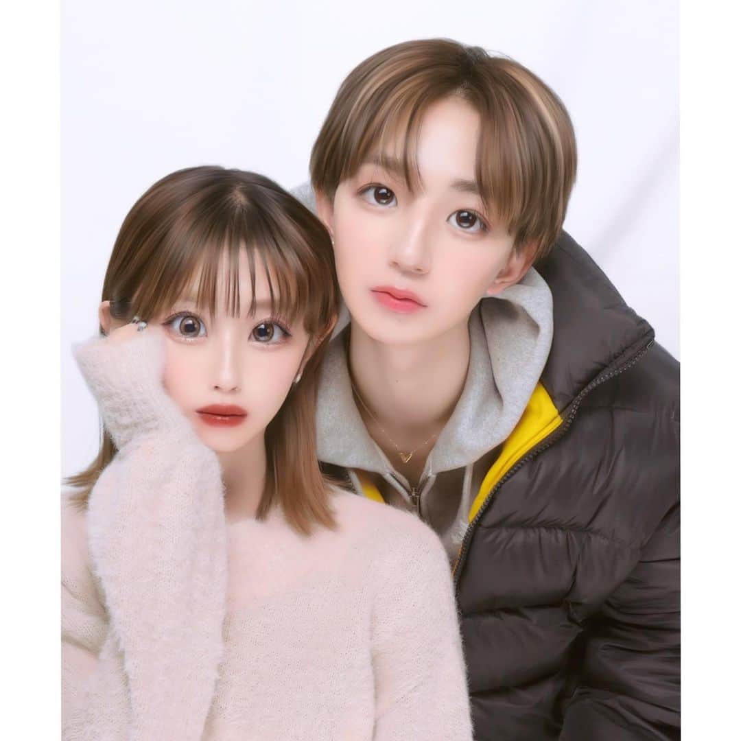三浦寿莉のインスタグラム：「久々プリ🤎🤎」