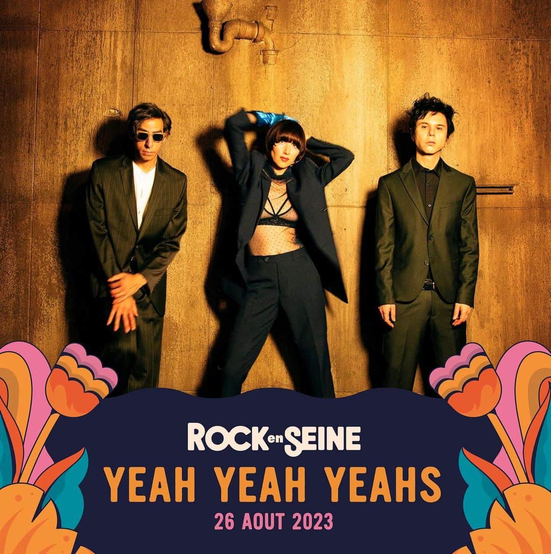 のインスタグラム：「YEAH PARIS nous t'aimons! We’ve missed you! Excited to play for you at @rockenseine 🤘🏼」