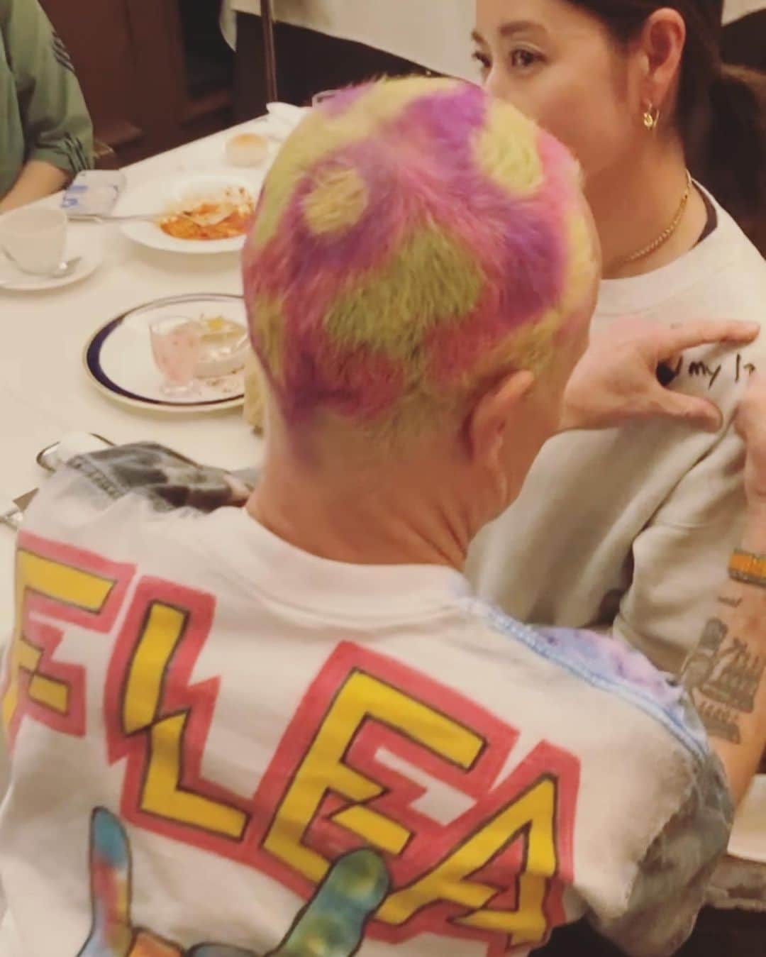 kikkoのインスタグラム：「興奮しまくりの一日🔥🔥🔥 @flea333 は、本当に優しくって可愛くってカッコいい❣️ ステージも、最高でした❣️  @luckmc special thanks❤️」