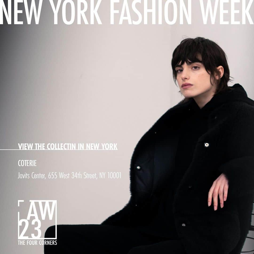 カールドノヒューのインスタグラム：「Don’t miss your chance to see us in New York!  Introducing our new AW23 collection “The Four Corners”  Inspired by the four corners of the Earth and the power of human (re)connection.   To view the collection during New York Fashion Week or Paris Fashion Week, for wholesale appointments click on the link in bio.  #thefourcorners #aw23 #luxury #clothing #fashion #madeinlondon #karldonoghue #fashionvideo #collection」