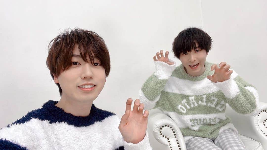 梶原岳人のインスタグラム：「上村祐翔の勇気栽培 おじゃましました。2/22ニャンニャンニャンということで…」