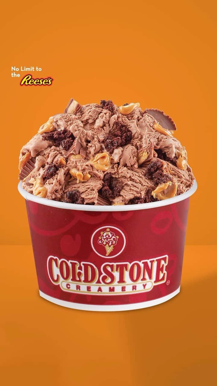のインスタグラム：「We’re taking the 🍫 + 🥜 union to the next level! 👏 Try our ✨NEW✨ REESE’S Creations™ today!  No Limit to the REESE’S 🥜🍫REESE’S Peanut Butter Cup Ice Cream, Brownie, REESE’S Peanut Butter Cup & REESE’S Peanut Butter Sauce  🥜🥨REESE’S Take 5 Peanut Butter Pretzel Blast  REESE’S Peanut Butter Cup Ice Cream, REESE’S Peanut Butter Cup, Pretzels, Peanuts & Caramel  Order online at the link in bio!」