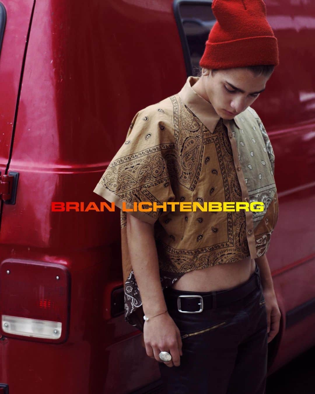 ブライアン・リッテンバーグのインスタグラム：「BL THROWBACKⒷ  ABDUL KIRCHER SHOT BY HADAR PITCHON  #BRIANLICHTENBERG」