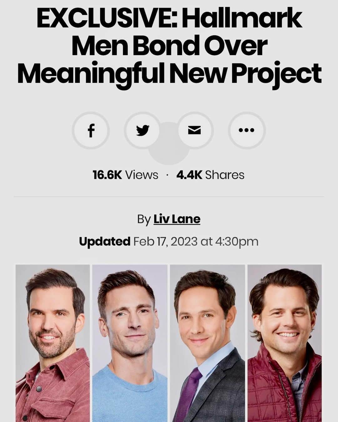 マイケル・レイディさんのインスタグラム写真 - (マイケル・レイディInstagram)「The bromance is real. Love these fellas, and love @benjaminayres genius idea to help raise money for at-risk women and children.  I’m thrilled to be an official Professor now.  2nd pic is an exclusive of me in my new swanky office that I got from Dumbledore.  . . https://heavy.com/entertainment/hallmark/exclusive-romance-university-peer-bonding/?fbclid=IwAR05RWWXd9ulJnoBZ6ahK-QHj2sG08dw7UCTHE7VlpnmeSUTj3QlSJB8Kf4 . . #hallmark #hallmarkchannel #hallmarkchristmasmovies #romanceuniversity #professor #romance #romanceclub #friends #friendship #bromance #hallmarkmoviesandmysteries #love #loveyou #loveislove」2月19日 11時32分 - michaeljrady