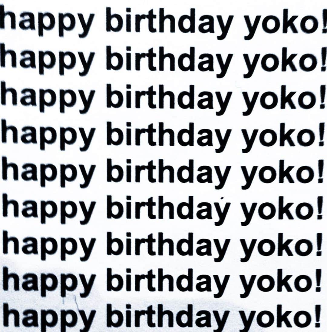 オリヴィエ・ザームさんのインスタグラム写真 - (オリヴィエ・ザームInstagram)「90 years of immaculate vision! Thank you Yoko! Each time your name is mentioned, I feel inspired and happy @sean_ono_lennon」2月19日 7時15分 - ozpurple