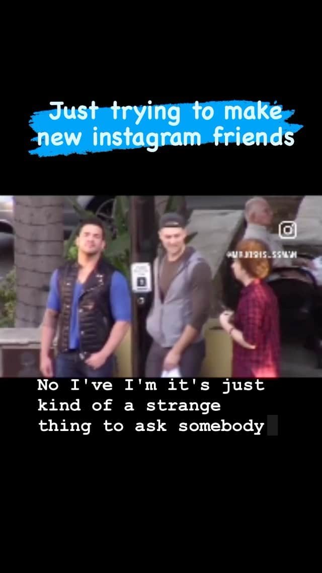ジョシュ・サスマンのインスタグラム：「I feel like we could have been great pals. Their loss… #friends #friendship #socialexperiment #rejection」