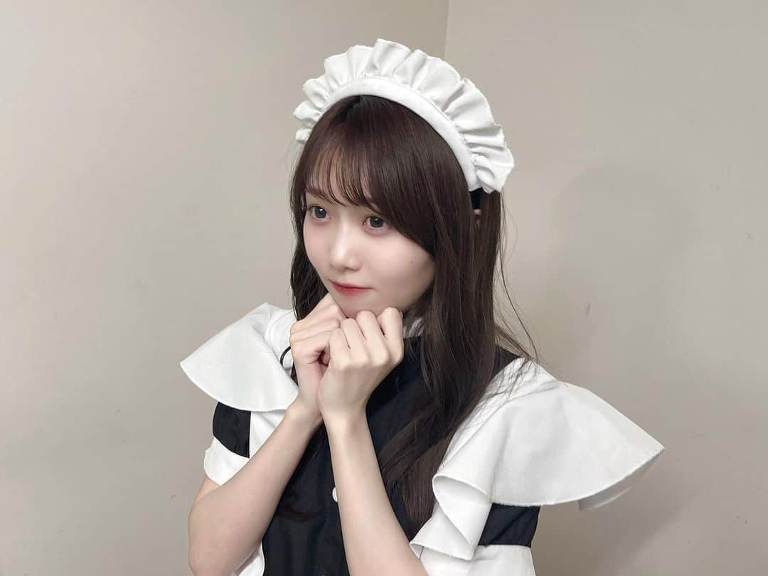 のインスタグラム：「❤︎  メイド服着てみちゃった 遅ればせながら、ハッピーバレンタイン🍫❤︎  #乃木坂46 #矢久保美緒 #miogram #メイド服」