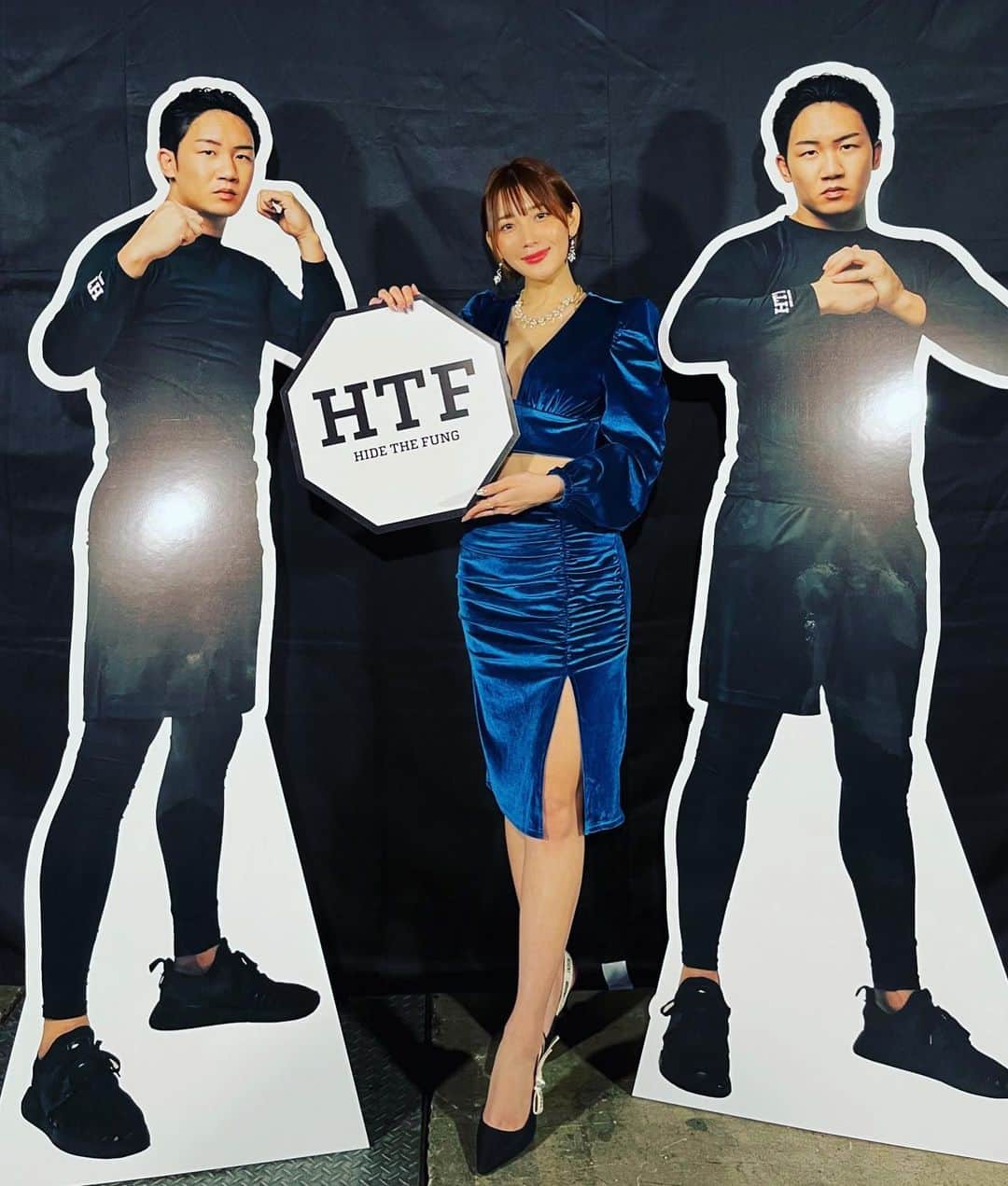 小島みゆのインスタグラム：「本日も　#ブレイキングダウン7  選手インタビューしております！  だぶるみくる #BreakingDown7」