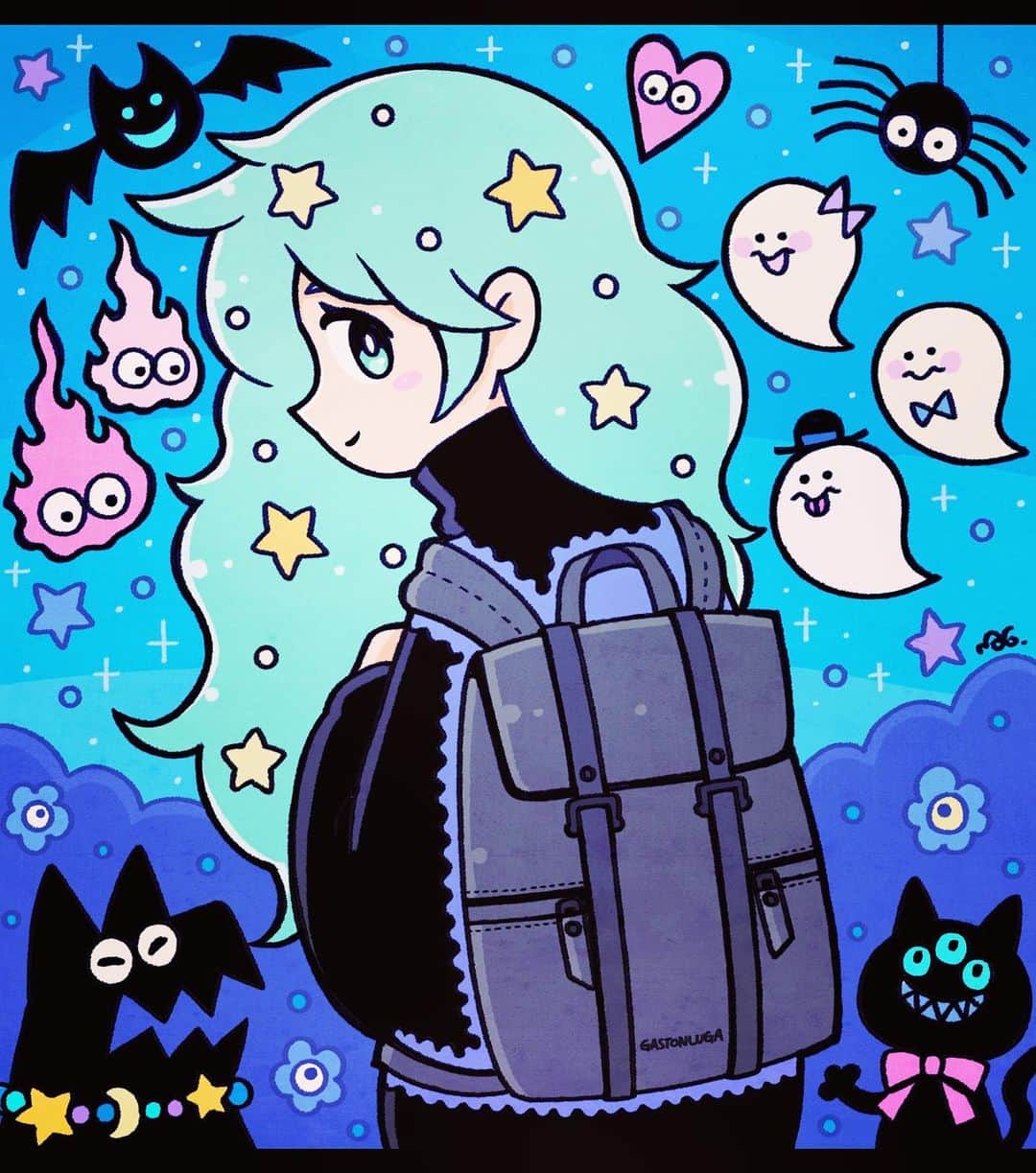 北極まぐのインスタグラム：「どこ行こう？/Where shall I go?  ガストンルーガさま（@gastonluga）とコラボさせていただきました！ シンプルで機能的なバックパックがいっぱいのブランドです✨  https://gastonluga.com/jp/  15%OFFコード ▶︎ Hokkyoku（5月17日まで有効） ▶︎送料無料、安心の国内配送  #GastonLuga #ガストンルーガ #バックパック#Carryyourlifeeffortlessly #pr」