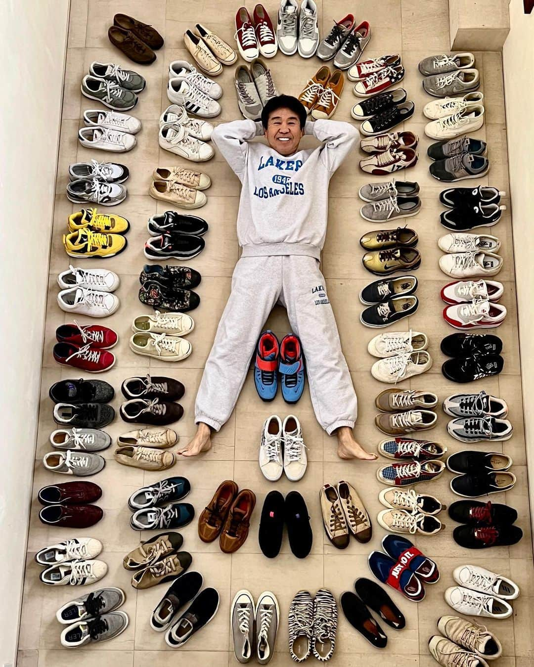 設楽洋さんのインスタグラム写真 - (設楽洋Instagram)「はい…足は２本です❣️😆🦶  #sneaker #lowtechスニーカーしか履かない #beams #スニーカー好きと繋がりたい」2月19日 17時54分 - taracyan3