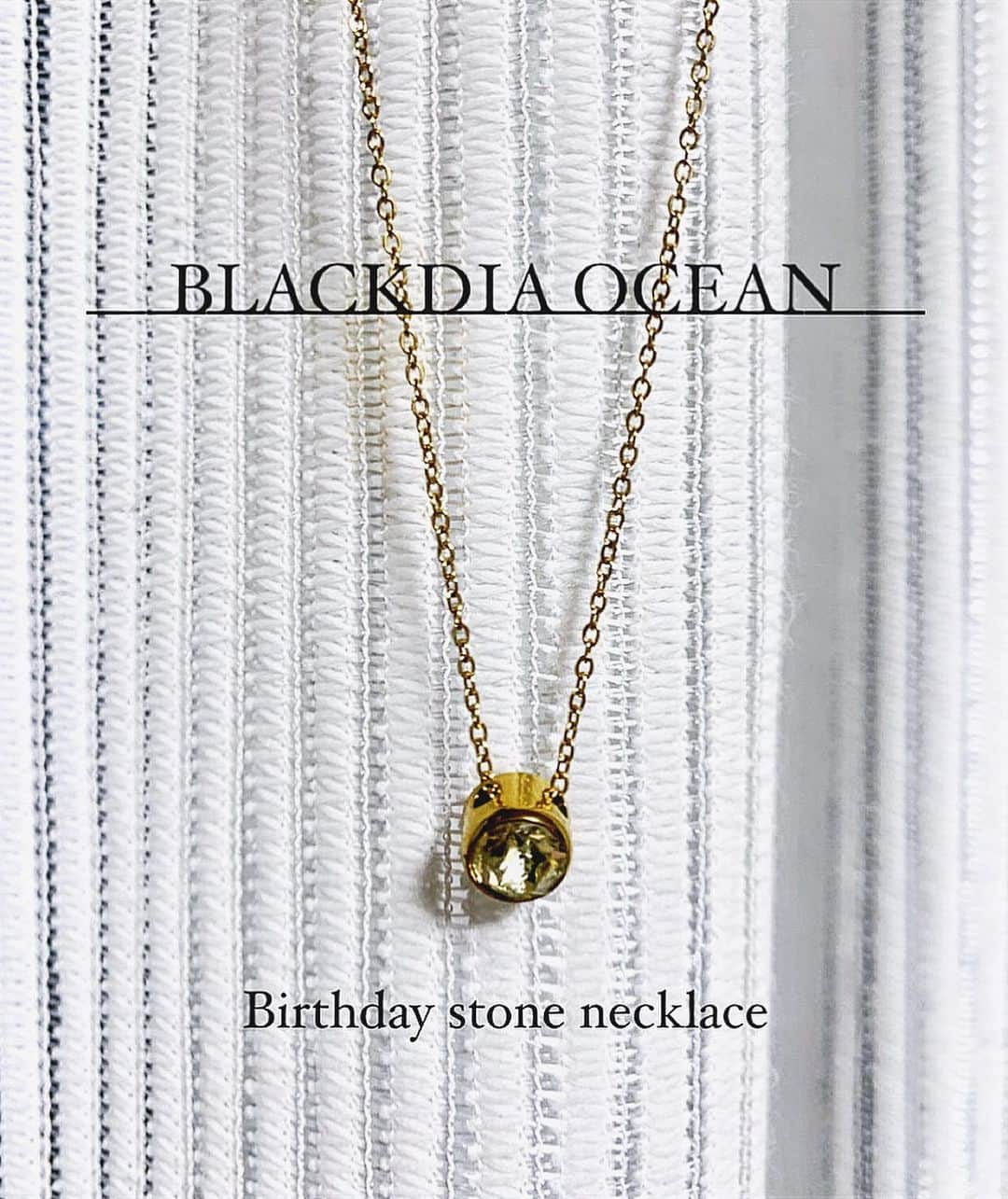 のインスタグラム：「✨✨✨  Birthdaystone necklace🎂 @blackdia_ocean  プレゼントにもおすすめだね- ̗̀🎁 ̖́- 大きめのストーンで存在感もあってポイントにイイネ❣️  アレルギー反応で海も温泉も付けたままOKだよ〜👍👍👍    #blackdiaocean  #ブラックダイヤオーシャン#necklace #goldnecklace #ステンレスアクセサリー  #ジュエリー  #ブラックダイアオーシャン  #チェーンネックレス  #ゴールドアクセサリー  #サージカルステンレス #サージカルステンレス316l  #ステンレスアクセサリー  #ジュエリー  #birthday #birthdaystone #birthdaystonenecklace #誕生石 #誕生石ネックレス  #誕生石ジュエリー  #プレゼント #present」